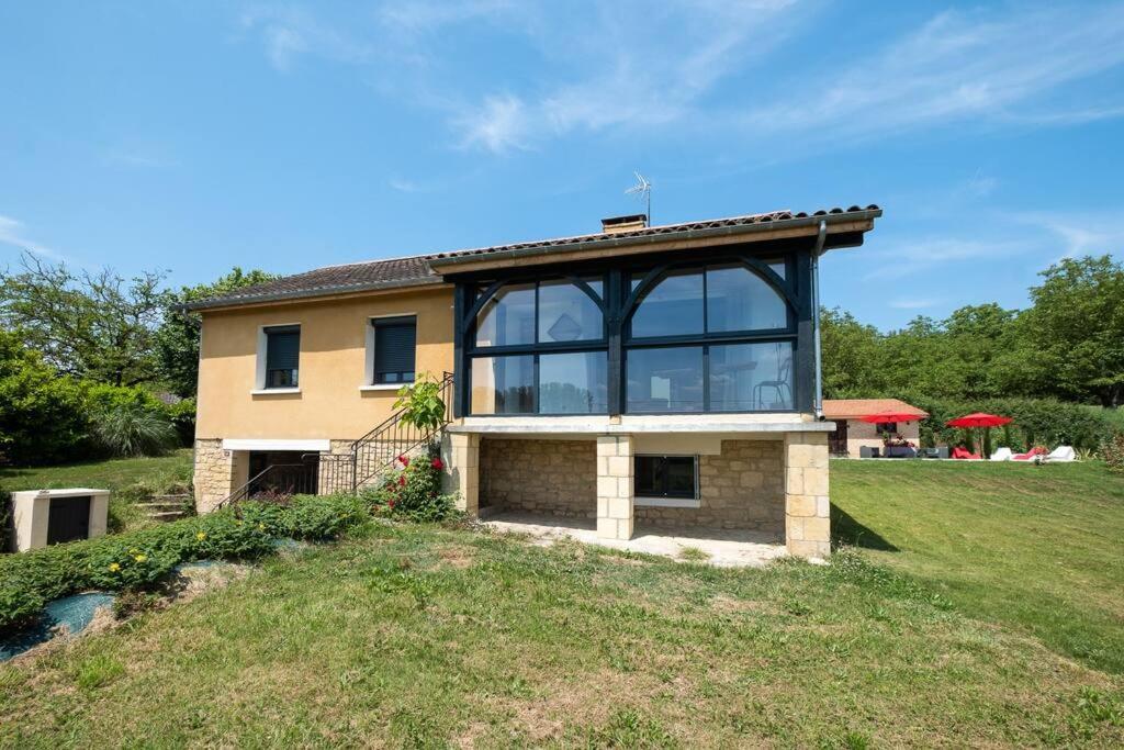 Villa Combe Jolie Clim, Piscine & Jacuzzi à Saint-Vincent-de-Cosse Extérieur photo