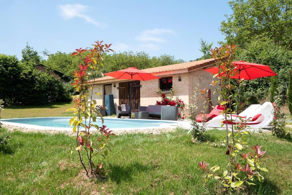 Villa Combe Jolie Clim, Piscine & Jacuzzi à Saint-Vincent-de-Cosse Extérieur photo